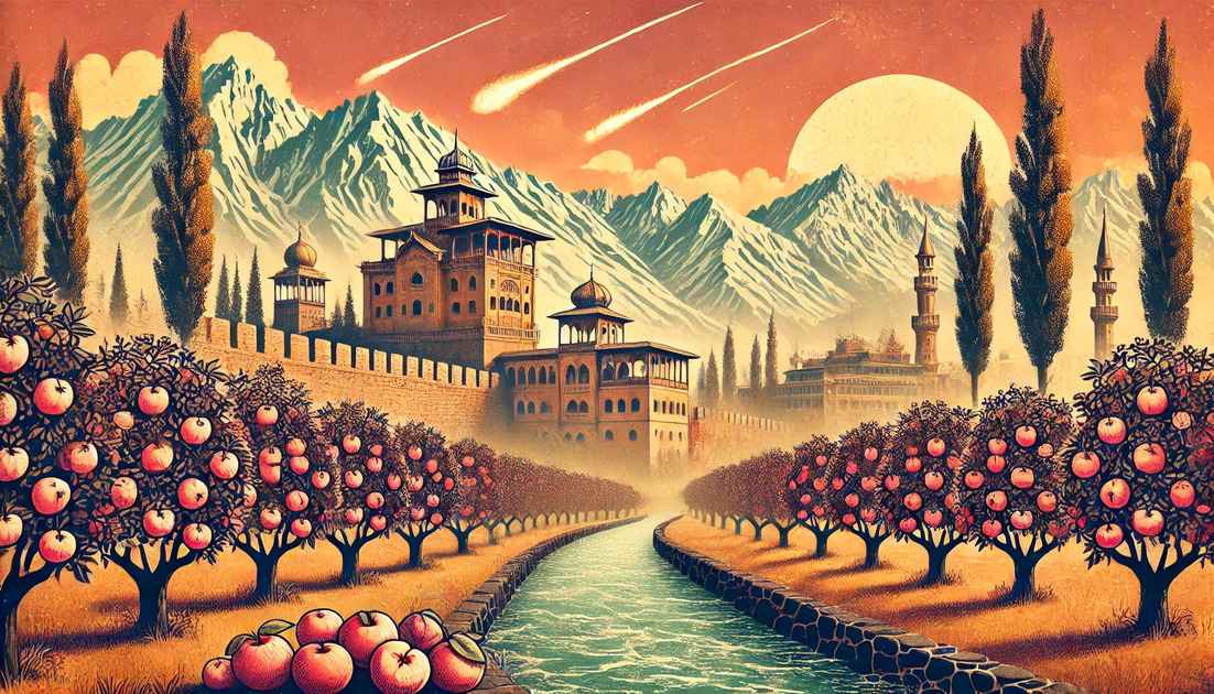 Zaingeer and Bomai: A tribute to Kashmir's rich history, culture, and timeless unity. Image generated using AI.